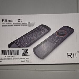 Mini i25 Black Wireless Air Mouse Keyboard Combo